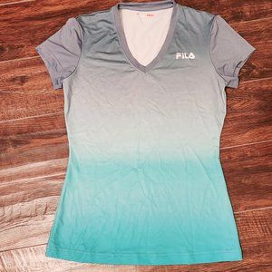 FILA Athletic Tee for Women - Multicolor , Small
